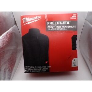 Milwaukee FreeFlex Lightweight Insulated Vest Black Mens Large 311B-L New‎